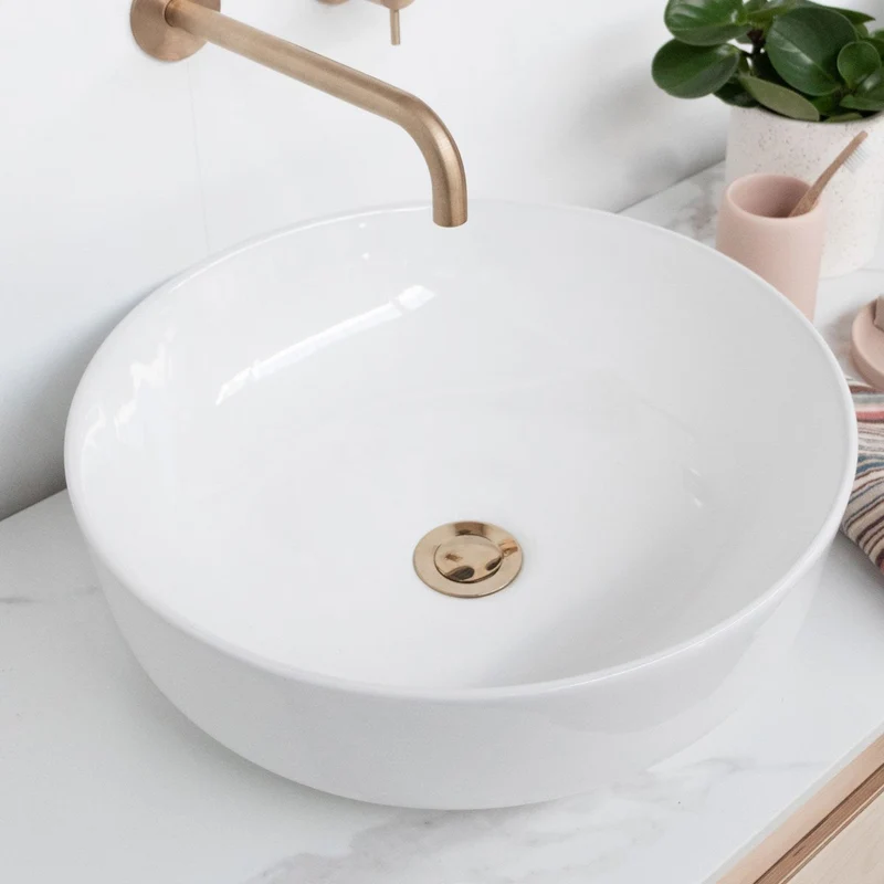 Mueble de baño con lavabo - Berk Ann - Cerámica blanca - Lavabo Alexis II - 150 cm