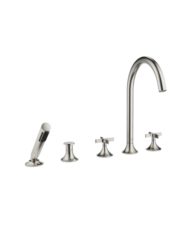 Grifo de bañera de cinco orificios para borde con inversor VAIA