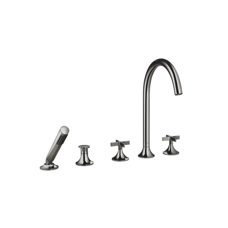 Grifo de bañera de cinco orificios para borde con inversor VAIA