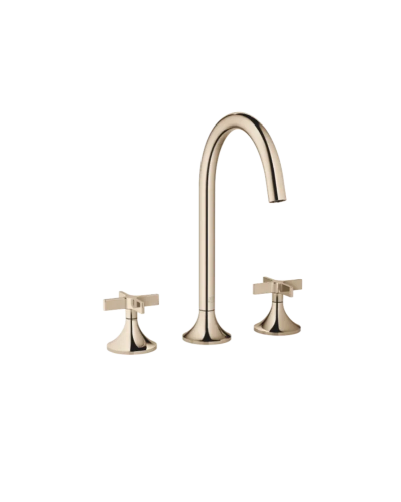 Grifo de lavabo con batería americana y válvula automática VAIA