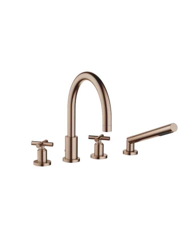 Grifo de bañera batería de cuatro orificios para borde de bañera TARA