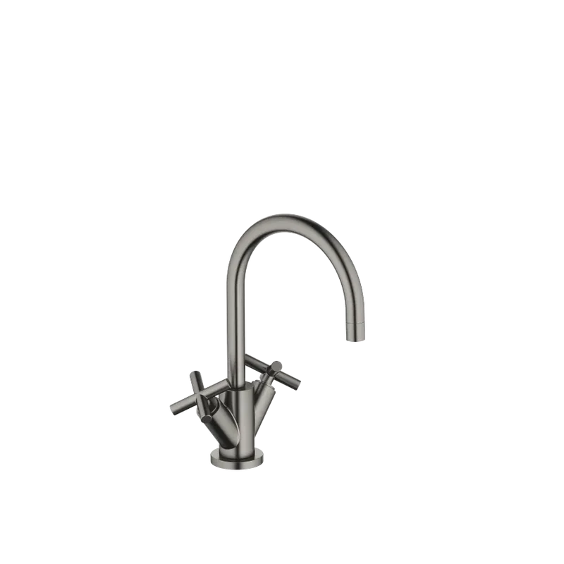 Grifo de lavabo bimando con válvula automática TARA