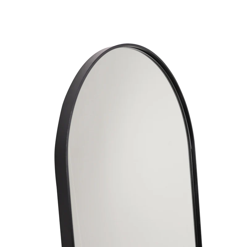 Espejo negro ovalado - 140×50cm