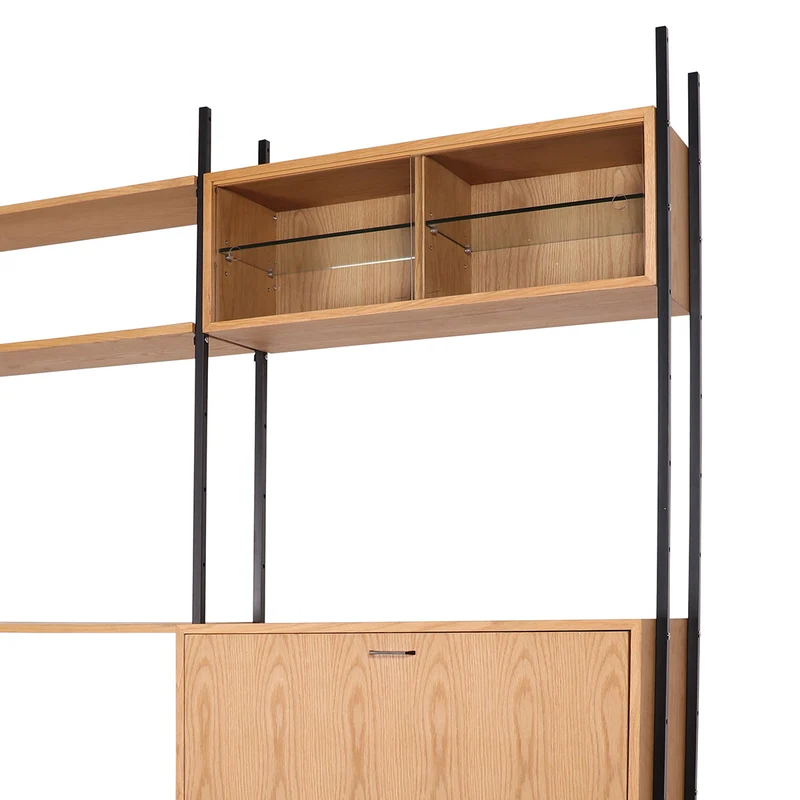 Estantería escandinava extensible - Roble (92×230cm)
