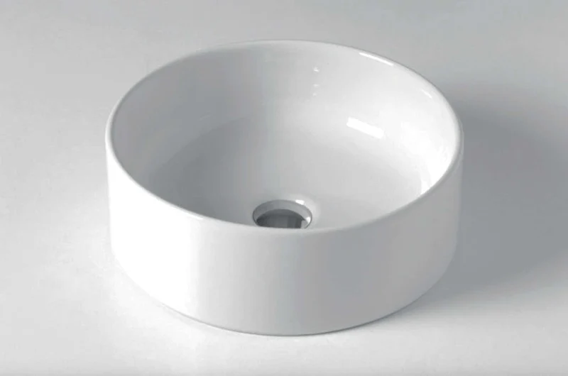 Lavabo Cerámica Sobreencimera Redondo Modul40 40cm - Balneo Toscia