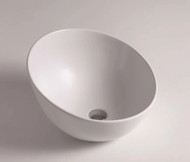 Lavabo Sobreencimera Bowl 5 Cerámica Redondo 41cm Alto - Balneo Toscia
