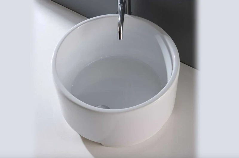 Lavabo Sobreencimera Bowl 3 Cerámica Redondo 41cm Alto - Balneo Toscia