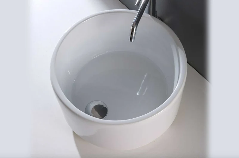 Lavabo Sobreencimera Bowl 3 Cerámica Redondo 41cm Alto - Balneo Toscia