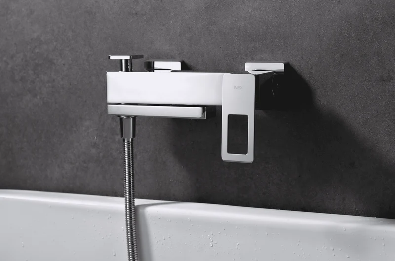 Grifería Bañera y Ducha Monomando Suecia Cromada - Imex