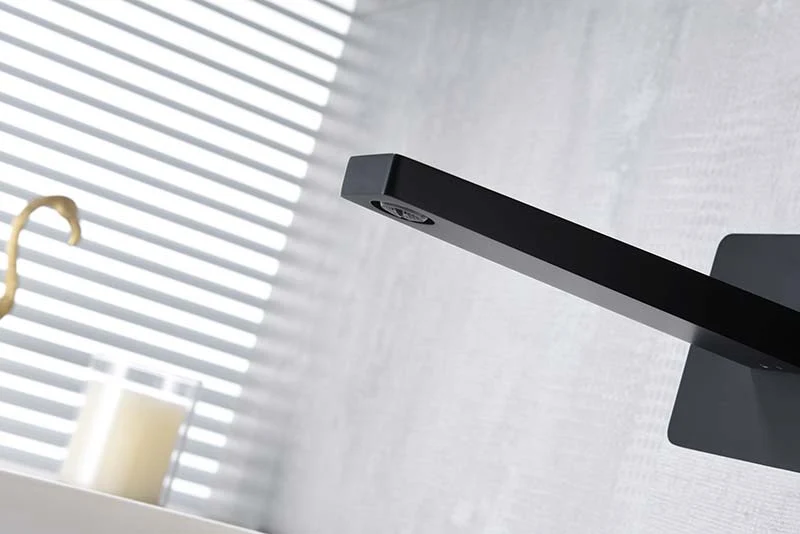 Grifería Empotrada Lavabo Suecia Negro Oro - Imex