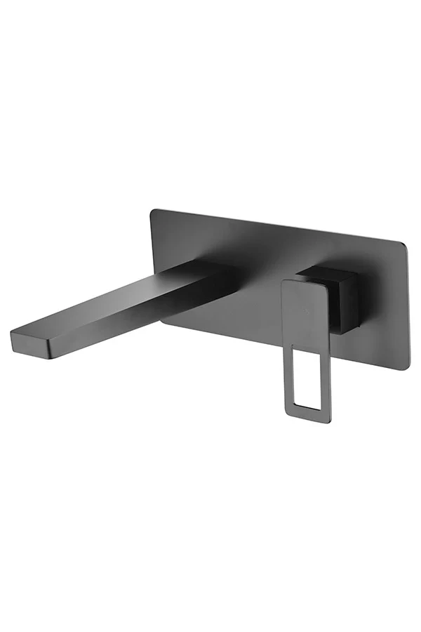 Grifería Empotrada Lavabo Suecia Negro Mate - Imex