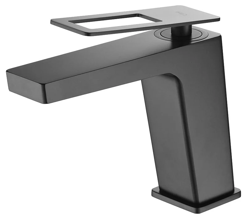 Grifería Monomando Lavabo Suecia Negro Mate - Imex