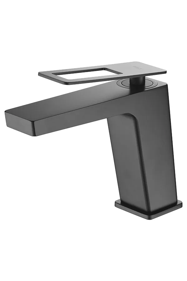 Grifería Monomando Lavabo Suecia Negro Mate - Imex