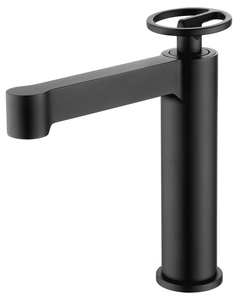 Grifería Monomando Lavabo Olimpo Negro Mate - Imex
