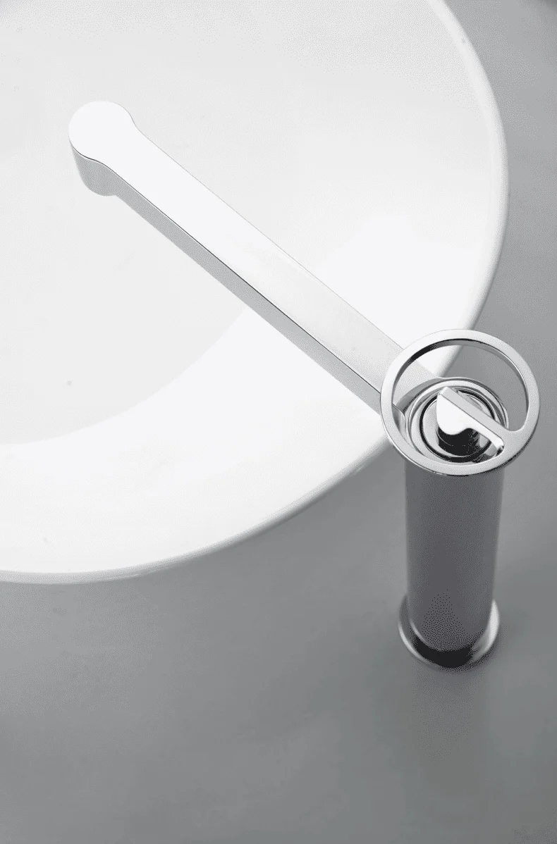 Grifería Monomando Lavabo Alto Olimpo Cromada - Imex