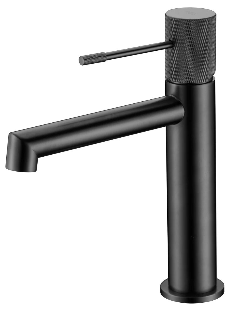 Grifería Monomando Lavabo Black Gun Metal Line - Imex