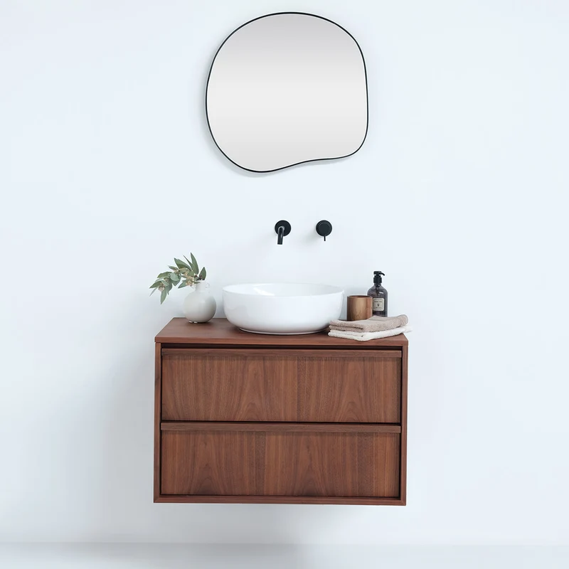 Conjunto de muebles de baño Fien Nogal - 80 cm - Alexis II