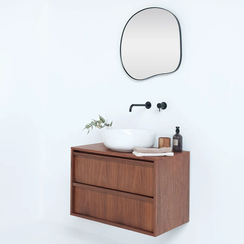 Conjunto de muebles de baño Fien Nogal - 80 cm - Alexis II