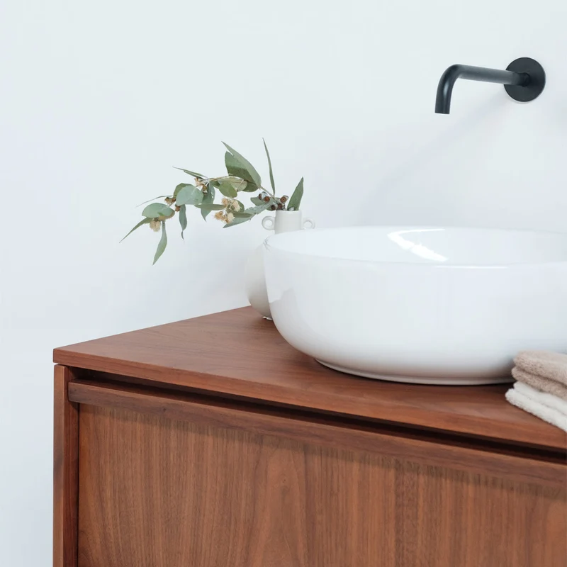 Conjunto de muebles de baño Fien Nogal - 80 cm - Alexis II