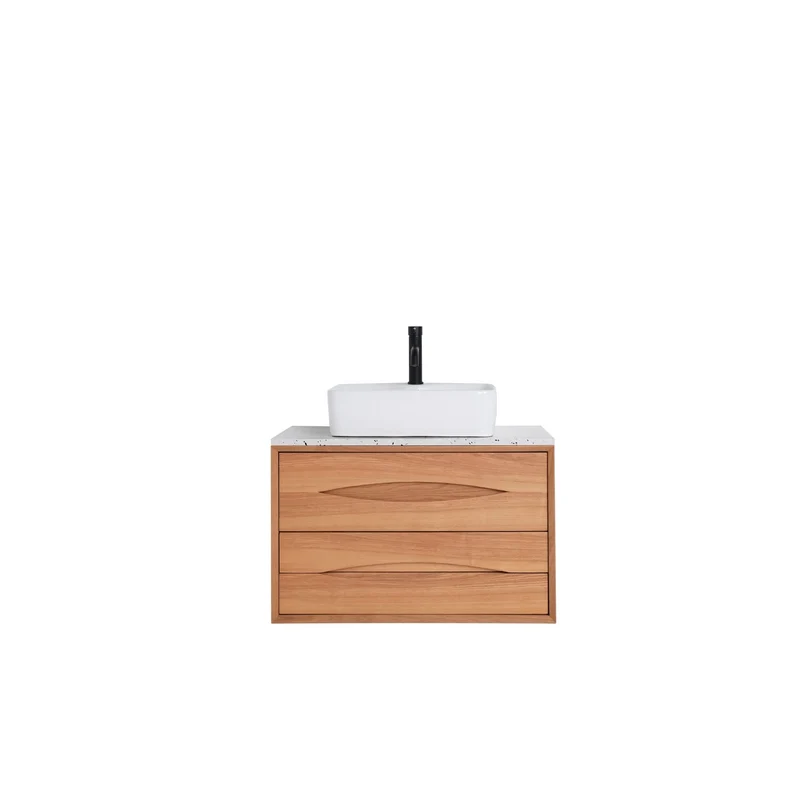 Mueble de baño Bill Oak - Alexis 6 - Placa superior de terrazo