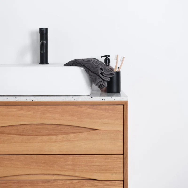 Mueble de baño Bill Oak - Alexis 6 - Placa superior de terrazo