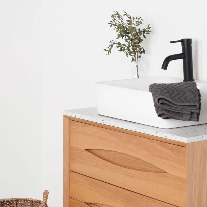 Mueble de baño Bill Oak - Alexis 6 - Placa superior de terrazo