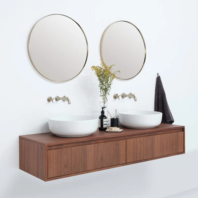 Mueble de baño Ann Kort - Nogal - Alexis II - 150 cm