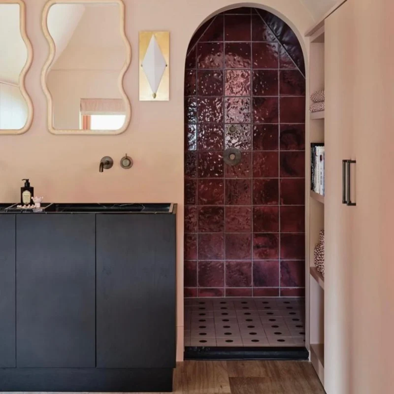 Mobiliario de baño - Mármol negro - Lavabo George Black - (154cm) - Felix