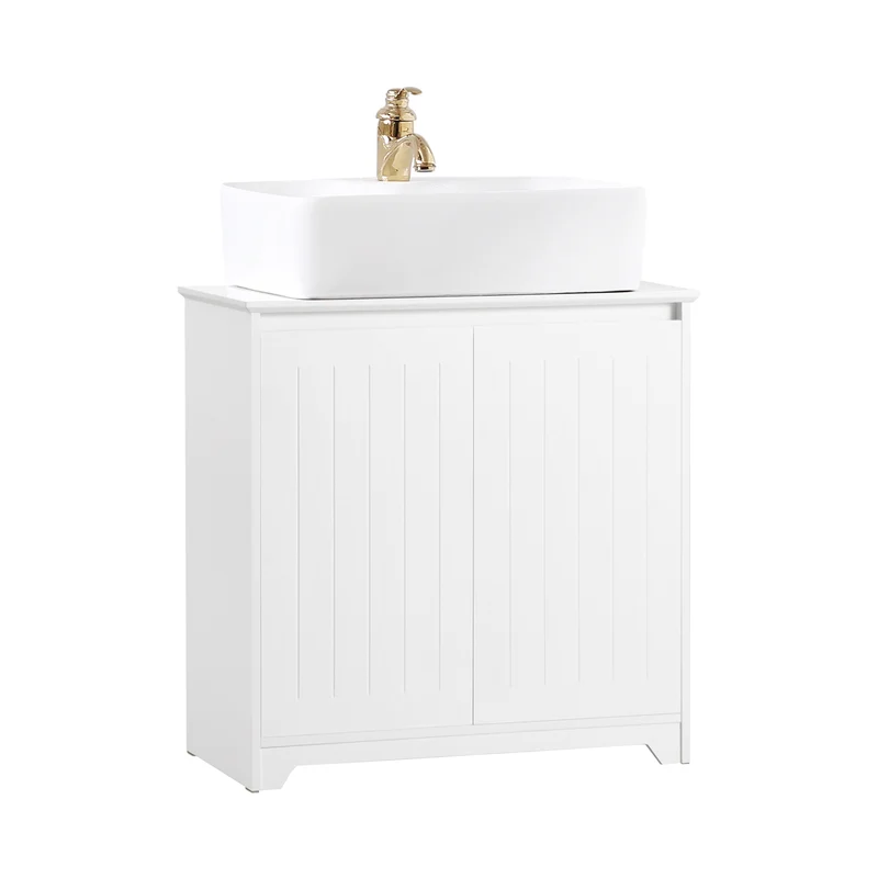 SoBuy BZR108-W Mueble para Debajo del Lavabo