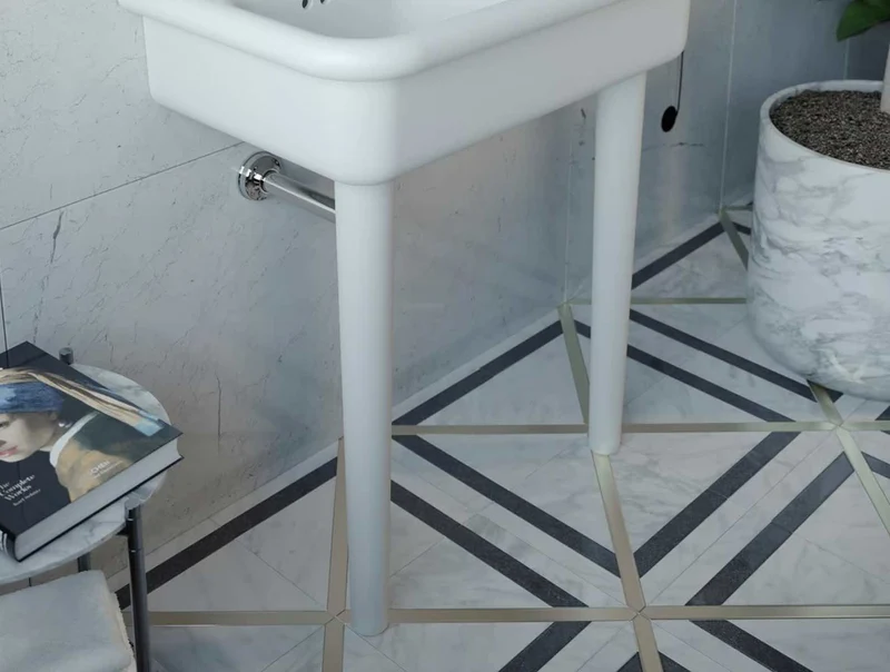 Patas Cerámica 65cm para Lavabos True Colors Lite - Balneo Toscia Estilo Vintage