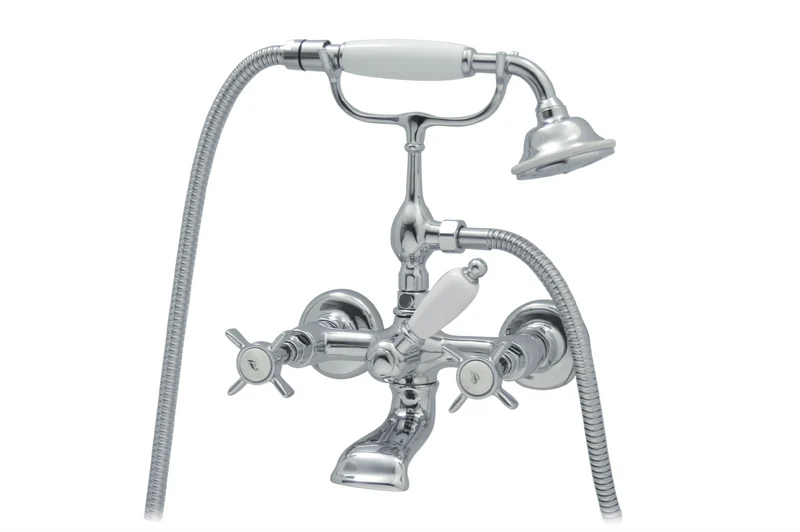 Grifería Bañera Pared RV110 Fifties Vintage | Latón Premium Balneo Toscia