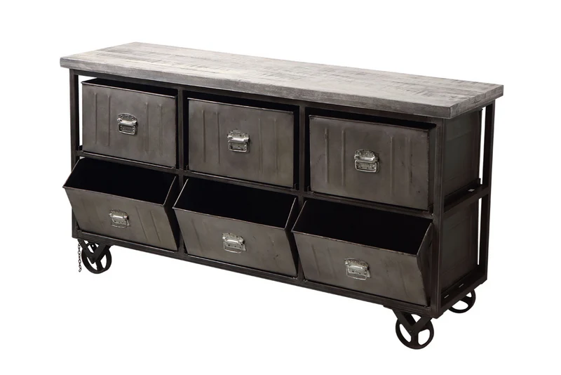 Mueble de baño metal Industrialis 2 de Balneo Toscia estilo Industrial