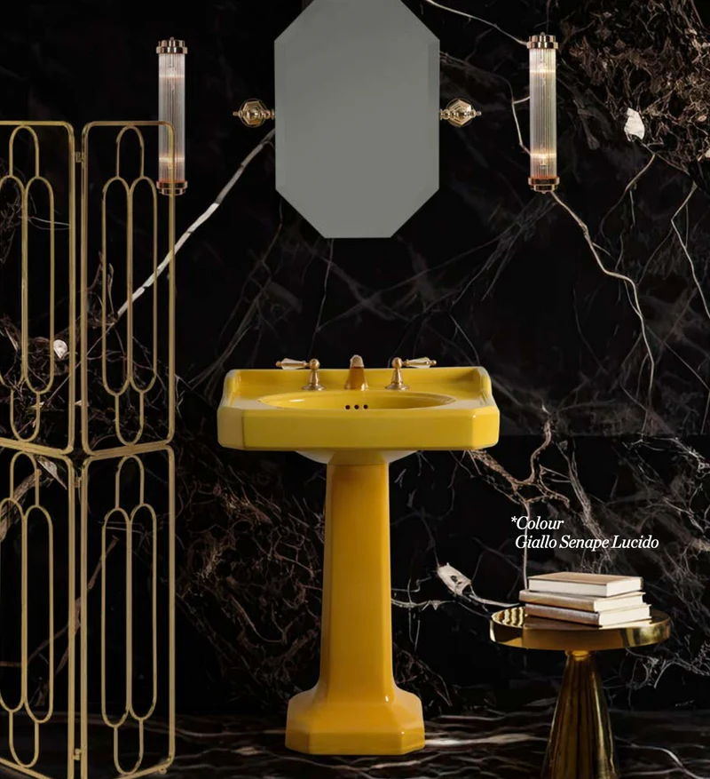 Lavabo Pequeño con Pedestal Provence 700 - Balneo Toscia Estilo Clásico