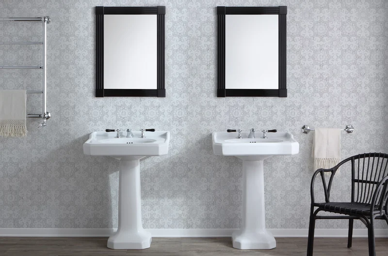 Lavabo Pequeño con Pedestal Provence 700 - Balneo Toscia Estilo Clásico