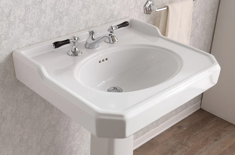 Lavabo Pequeño con Pedestal Provence 700 - Balneo Toscia Estilo Clásico