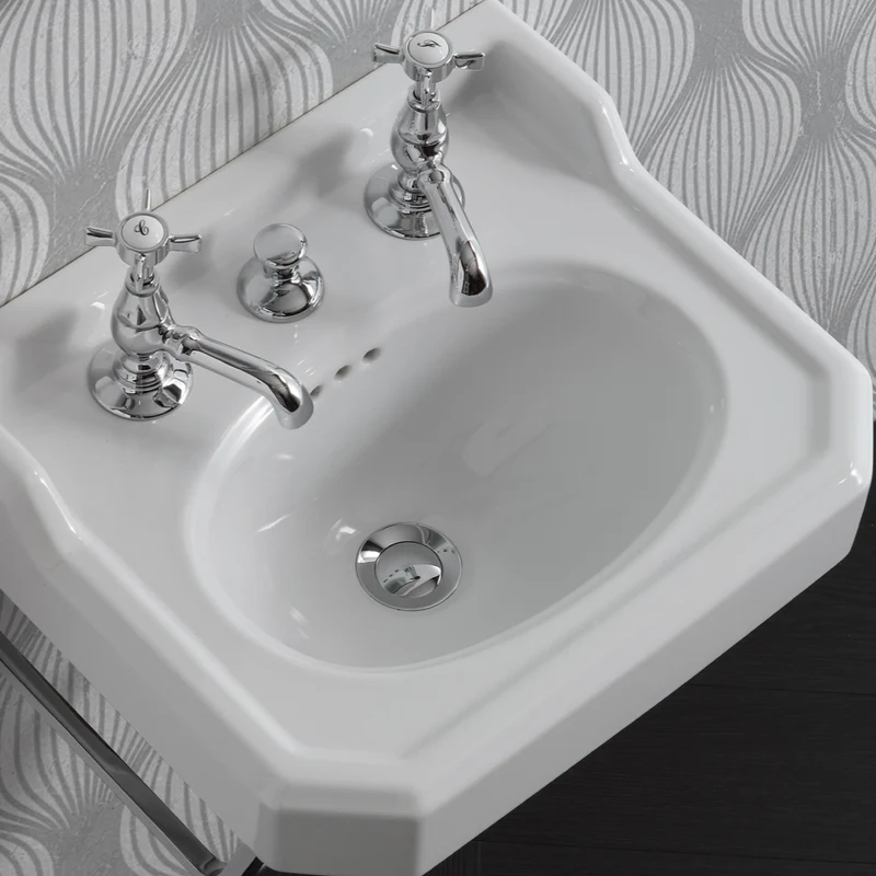 Lavabo de cerámica tamaño tocador Provence 700 de Balneo Toscia estilo Clásico