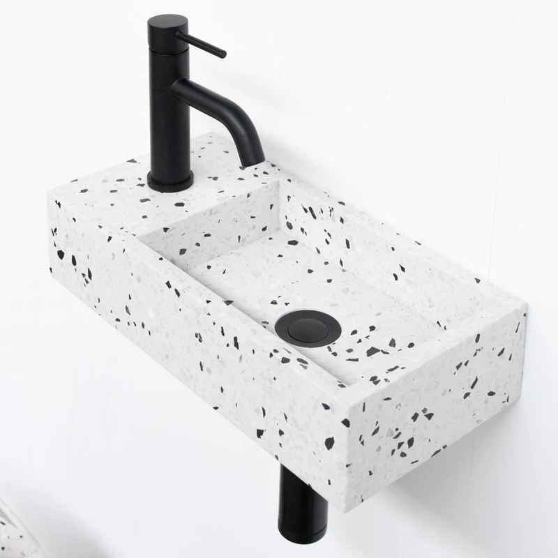Inodoro Handenwasser Terrazzo - Porto - Kraangat Izquierda
