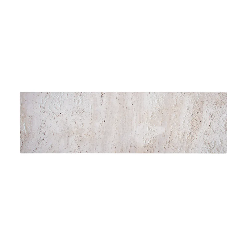 Plato de lavabo - Travertino blanco - Marcel - 150 cm