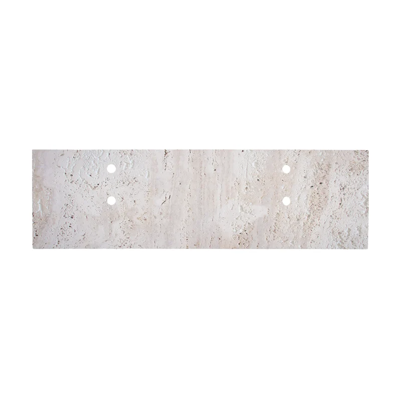 Plato de lavabo - Travertino blanco - Marcel - 150 cm