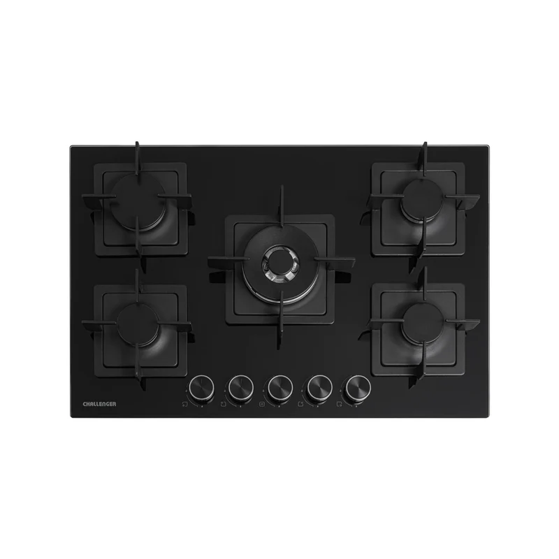 Estufa de Empotrar Challenger Aura Gas Natural SAU 6771, Negro