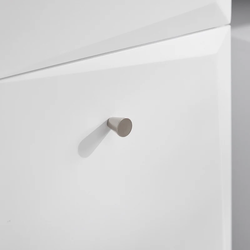 SoBuy BZR93-W Mueble para Ropa Sucia con 1 Cesto y 1 Cajón 34 x 30 x 90 cm