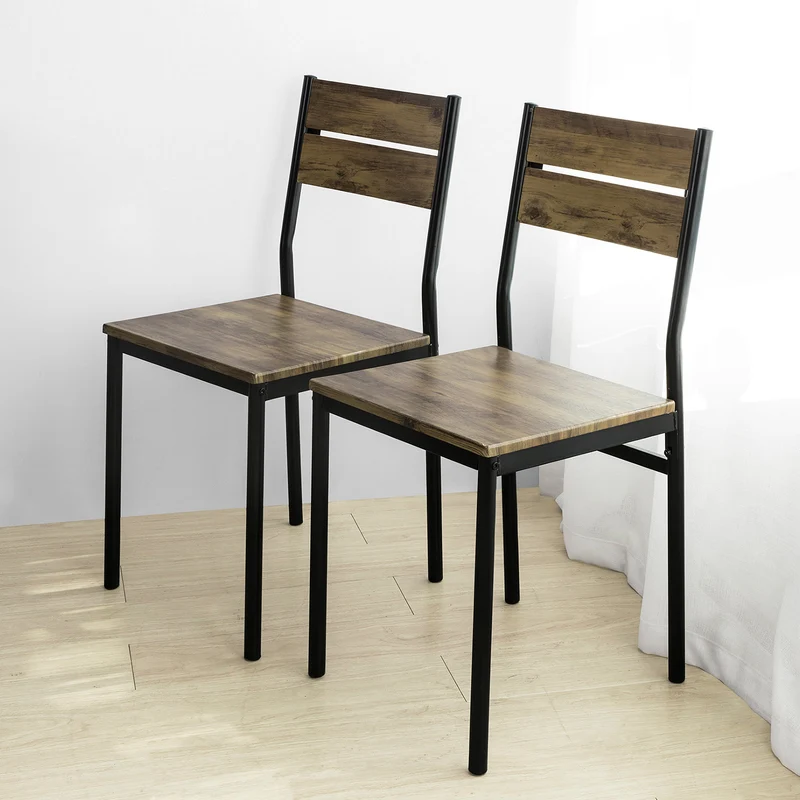SoBuy FST72-Nx4 4 Sillas de Comedor Restaurante Sala Cocina