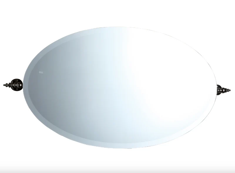 Espejo Baño Oval Grande Basculante 120x70cm | Estilo Clásico Italia