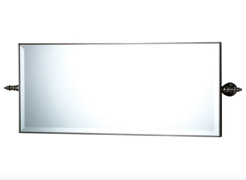 Espejo Baño Rectangular Grande Basculante 110x45cm | Estilo Clásico Italia