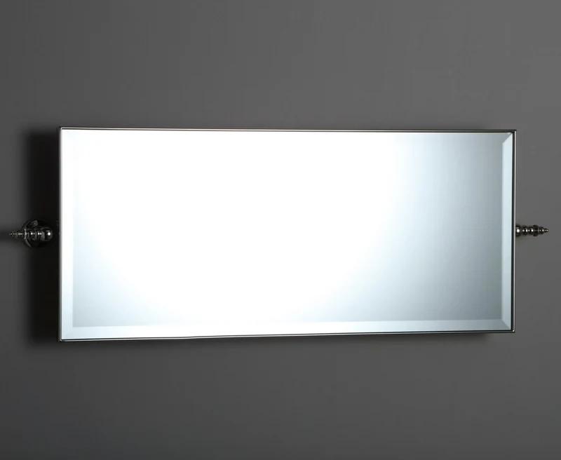 Espejo Baño Rectangular Grande Basculante 110x45cm | Estilo Clásico Italia