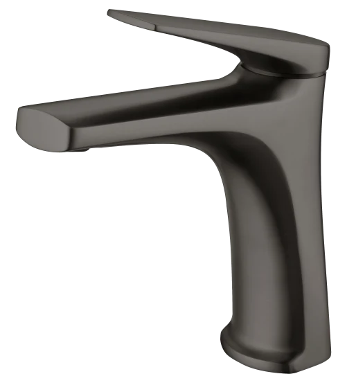 Grifería Lavabo Monomando Black Gun Metal Delos - Imex | Diseño Industrial
