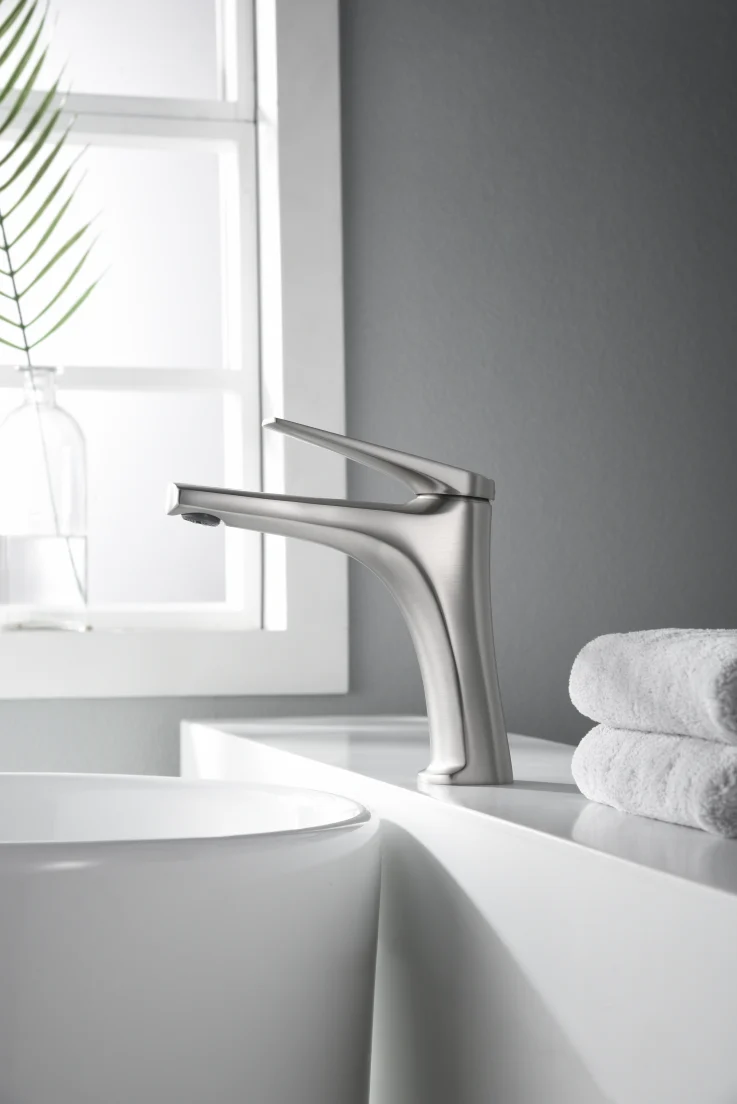 Grifería Lavabo Monomando Acero Inoxidable S.316 Delos - Imex | Premium