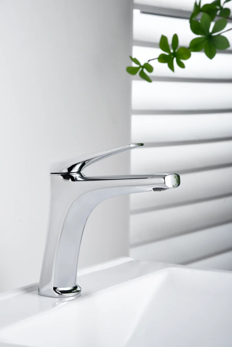 Grifería lavabo monomando cromada Delos de Imex