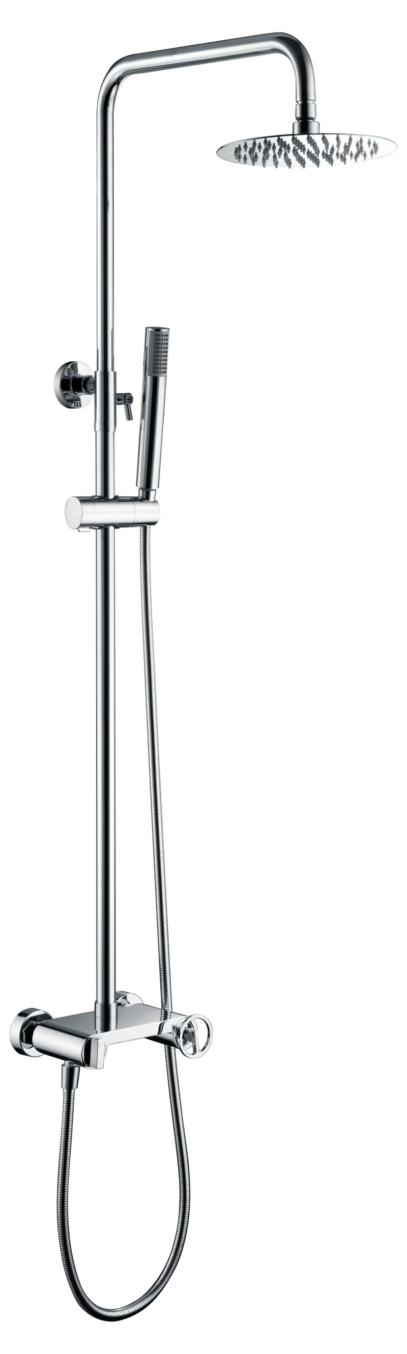 Columna de Ducha Cromada Olimpo - Imex | Barra Ducha Premium