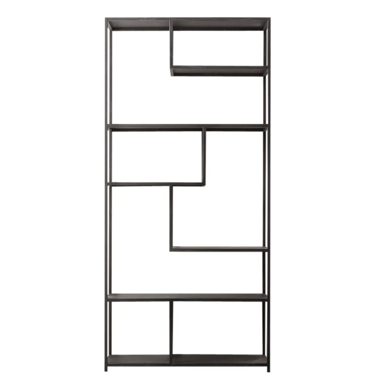 Estante de pared alto - Negro - Matthew